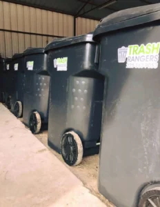 trash bins warehouse