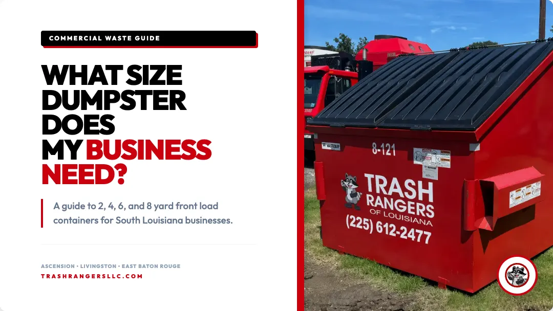 what size dumpster does my business need