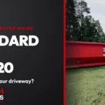 Trash Rangers roll-off dumpster guide: Standard 20 vs. D20, which fits your driveway.